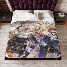 Load image into Gallery viewer, Anime Violet Evergarden Sherpa Blanket
