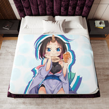 Load image into Gallery viewer, Wallpaper kobayashi-san chi no maid dragon (Elma) Sherpa Blanket
