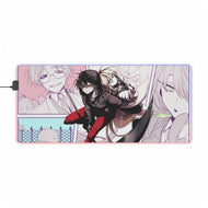 Angels Of Death Rachel Gardner, Edward Mason, Catherine Ward, Daniel Dickens RGB LED Mouse Pad (Desk Mat)