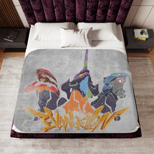 Load image into Gallery viewer, Anime Neon Genesis Evangelion Sherpa Blanket
