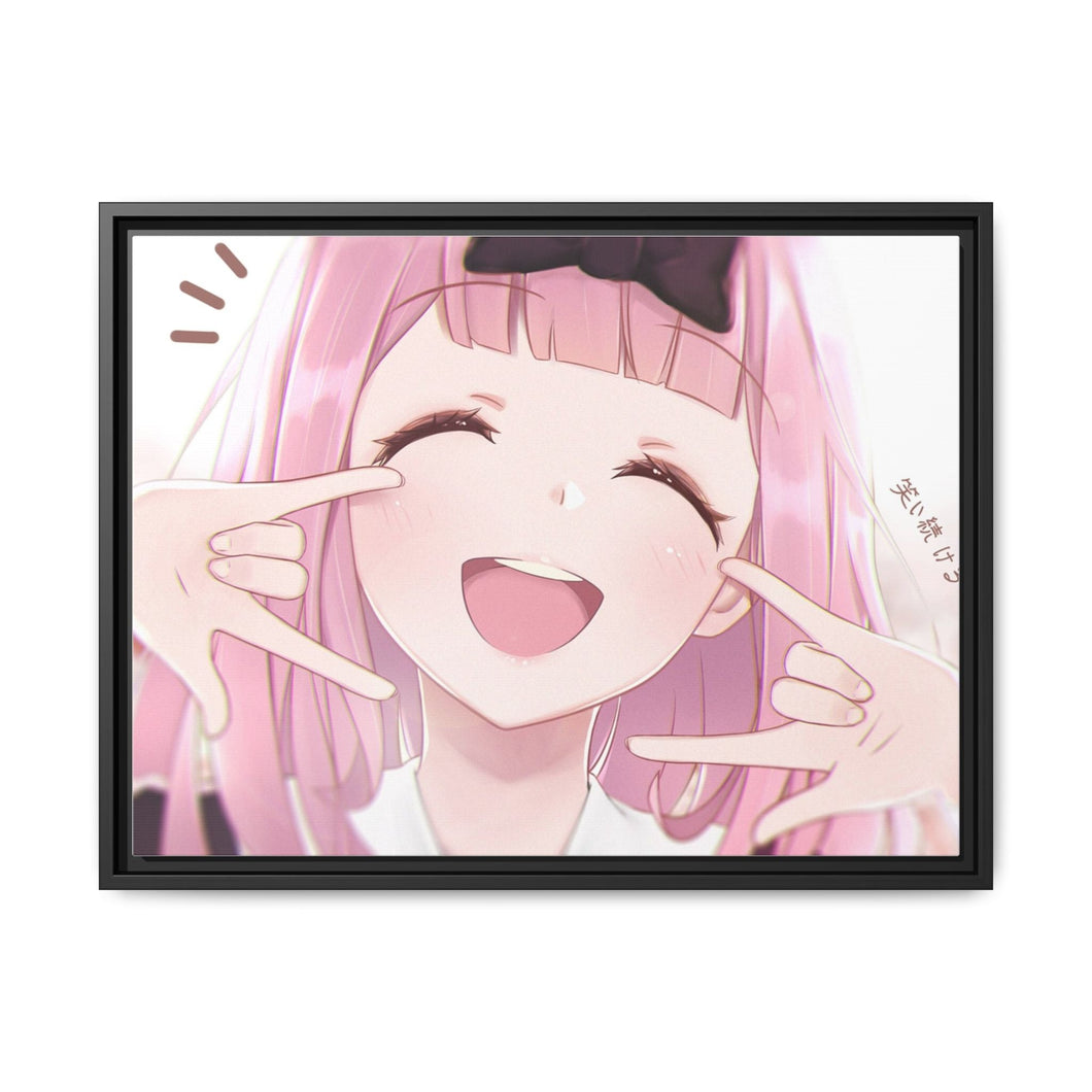 Chika Fujiwara Canvas Framed Art Print