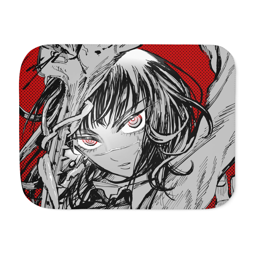 Anime Chainsaw Man Sherpa Blanket