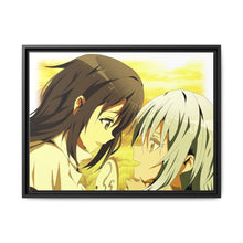Load image into Gallery viewer, Rimuru Tempest and Shizue Izawa Canvas Framed Art Print

