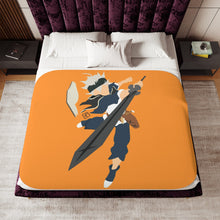 Load image into Gallery viewer, Black Clover Asta Sherpa Blanket
