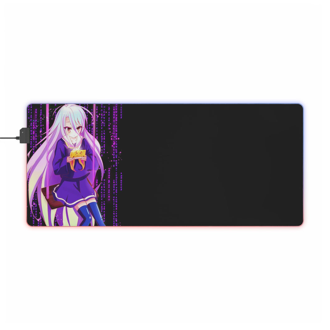Shiro (No Game No Life) RGB LED Mouse Pad (Desk Mat)