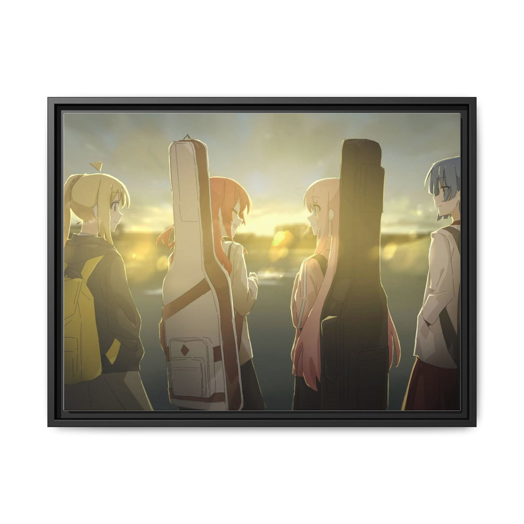Bocchi the Rock Canvas Framed Art Print