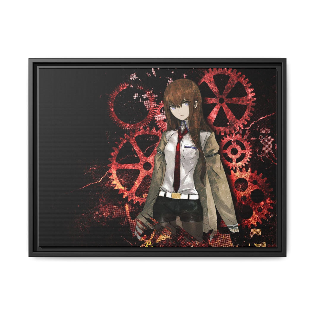 Makise Kurisu Canvas Framed Art Print