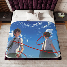 Load image into Gallery viewer, Your Name. Sherpa Blanket
