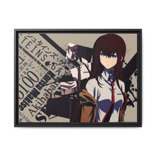 Load image into Gallery viewer, Makise Kurisu Canvas Framed Art Print

