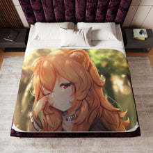 Load image into Gallery viewer, Cute raphtalia Sherpa Blanket
