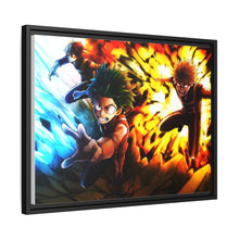 Load image into Gallery viewer, Midoriya ,Bakugou and Todoroki Canvas Framed Art Print
