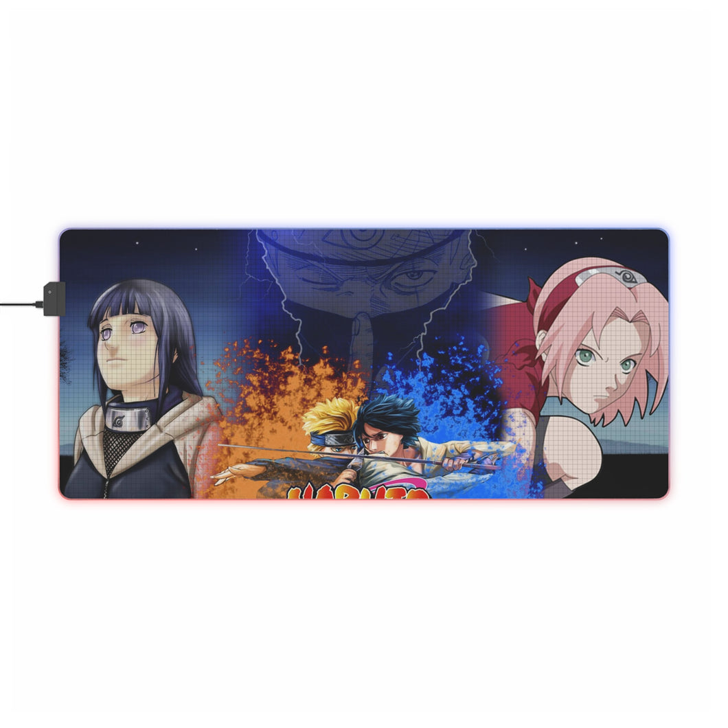 Anime Naruto RGB LED Mouse Pad (Desk Mat)