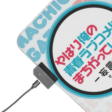 Load image into Gallery viewer, My Teen Romantic Comedy SNAFU Hachiman Hikigaya, Komachi Hikigaya RGB LED Mouse Pad (Desk Mat)
