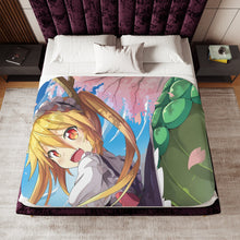 Load image into Gallery viewer, Miss Kobayashi&#39;s Dragon Maid Sherpa Blanket
