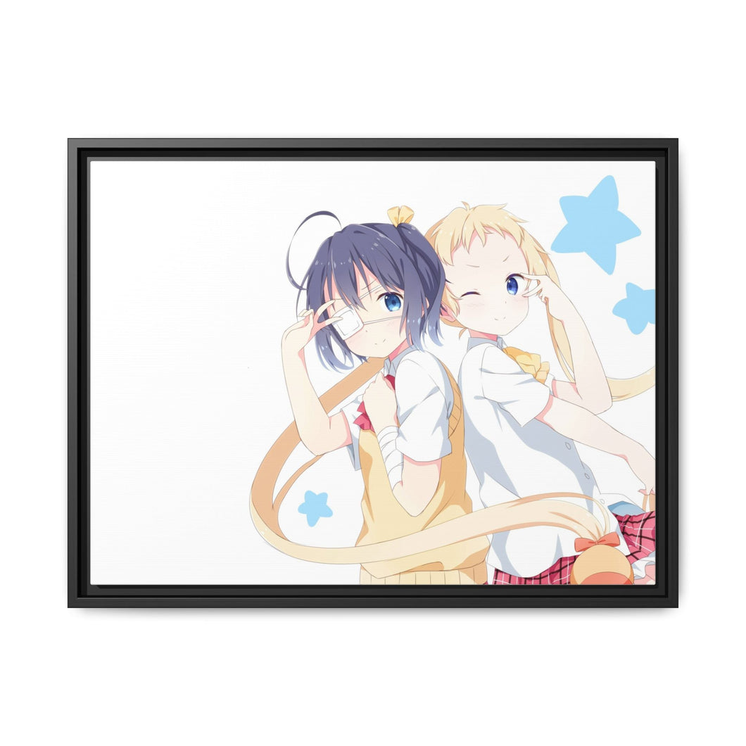 Love, Chunibyo & Other Delusions Rikka Takanashi, Sanae Dekomori Canvas Framed Art Print