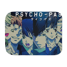 Load image into Gallery viewer, Psycho- Pass Main Members Faces Sherpa Blanket
