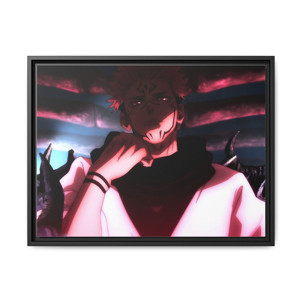 You dare touch my soul? - Ryomen Sukuna Canvas Framed Art Print