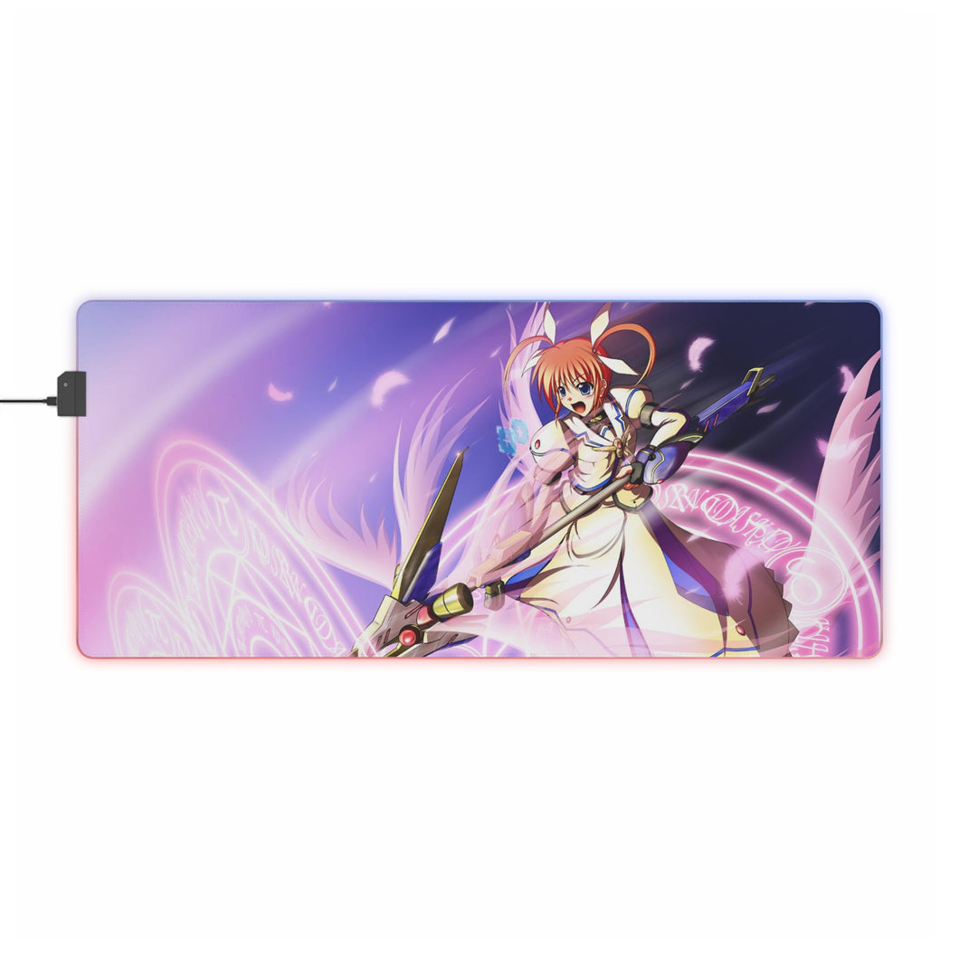 Magical Girl Lyrical Nanoha RGB LED Mouse Pad (Desk Mat)