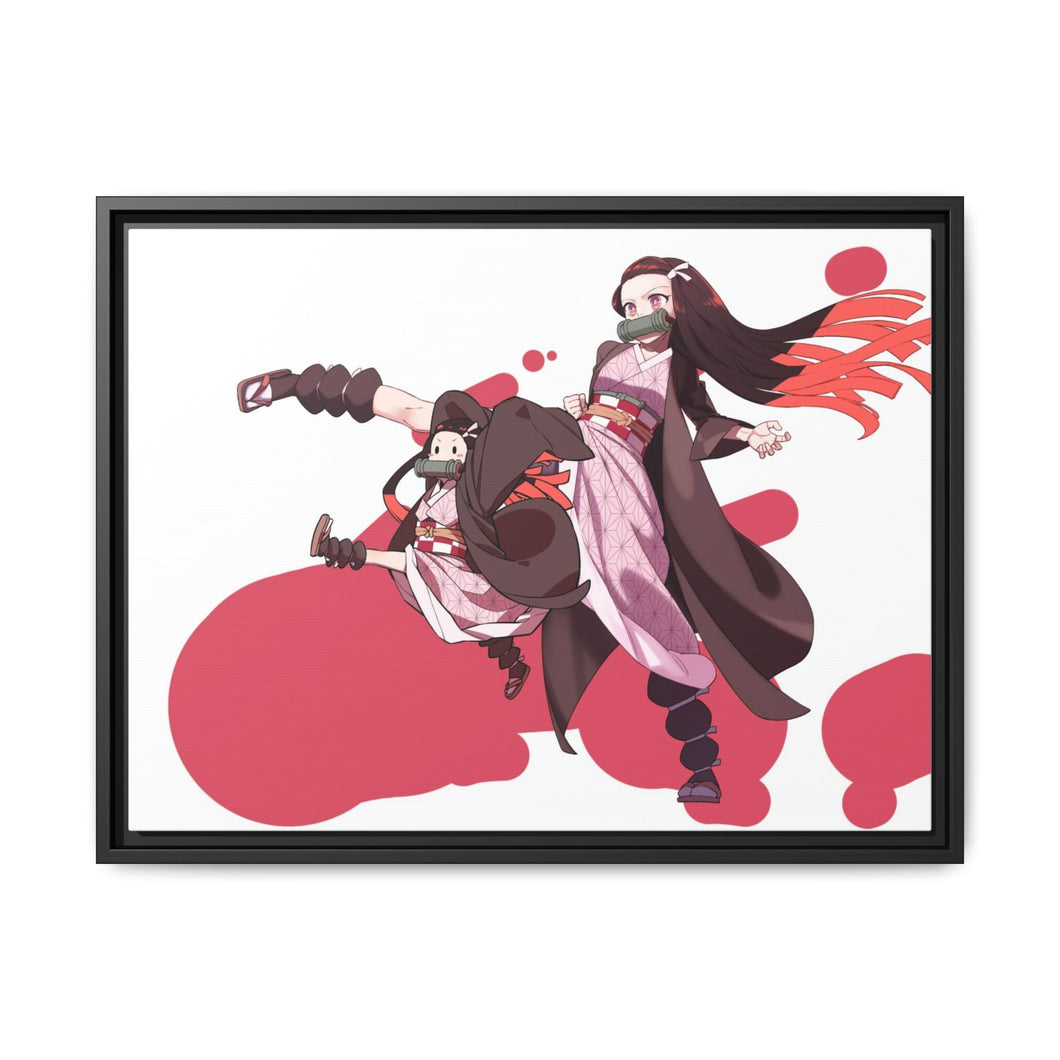 Anime Demon Slayer: Kimetsu no Yaiba Canvas Framed Art Print