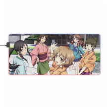 Load image into Gallery viewer, Hanasaku Iroha RGB LED Mouse Pad (Desk Mat)
