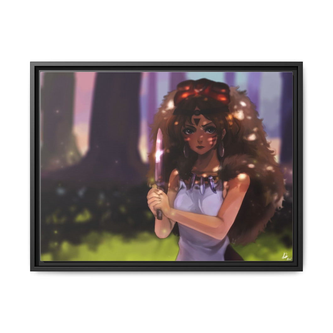 Princess Mononoke Canvas Framed Art Print