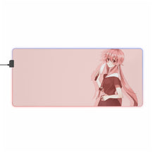 Load image into Gallery viewer, Mirai Nikki Yuno Gasai RGB LED Mouse Pad (Desk Mat)
