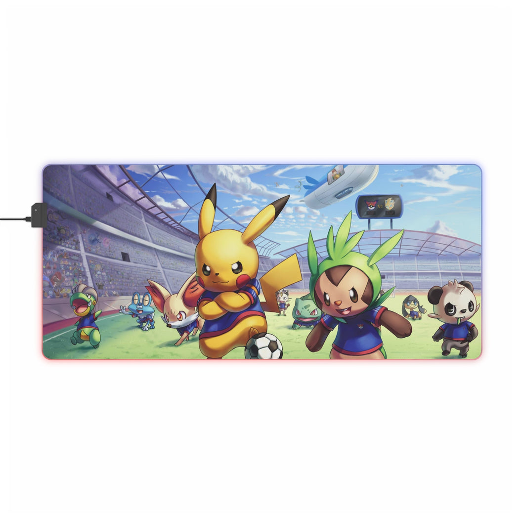 Pokemon Soccer Match RGB LED Mouse Pad (Desk Mat)