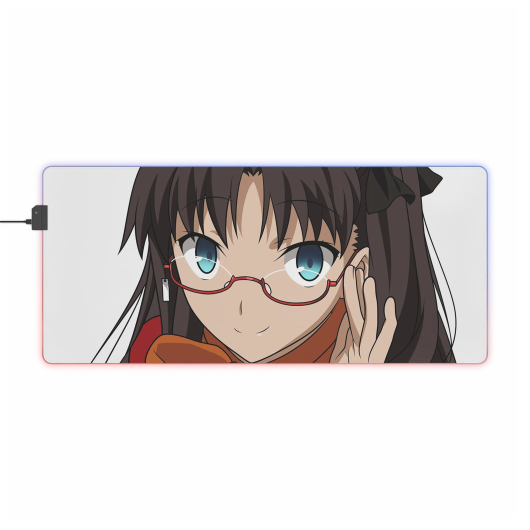 Rin Tohsaka 8k RGB LED Mouse Pad (Desk Mat)