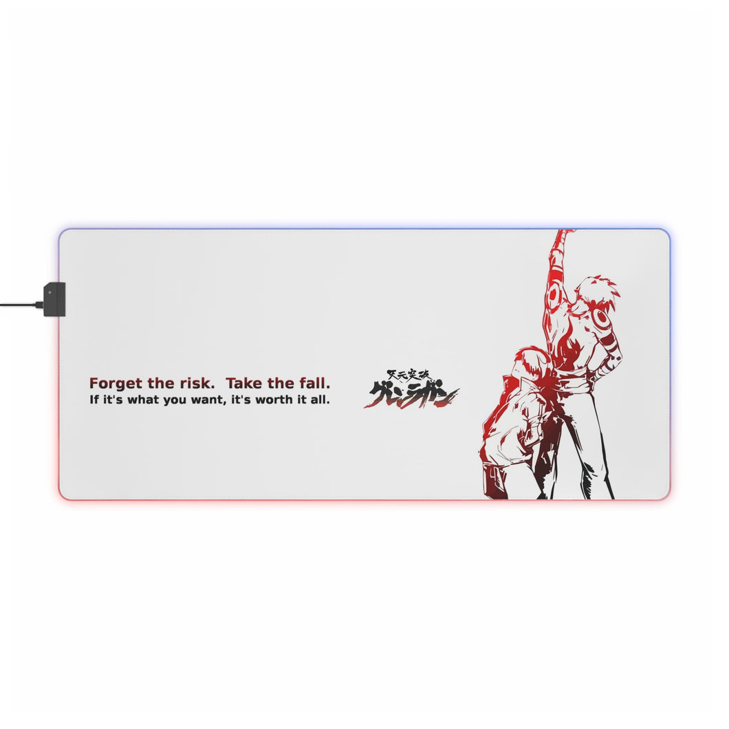 Tengen Toppa Gurren Lagann RGB LED Mouse Pad (Desk Mat)