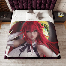 Load image into Gallery viewer, High School DxD Rias Gremory Sherpa Blanket
