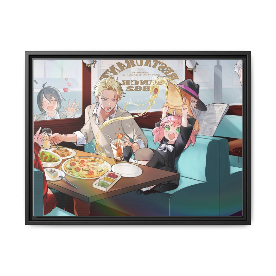 Spy x Family Anya Forger, Loid Forger, Yor Forger Canvas Framed Art Print