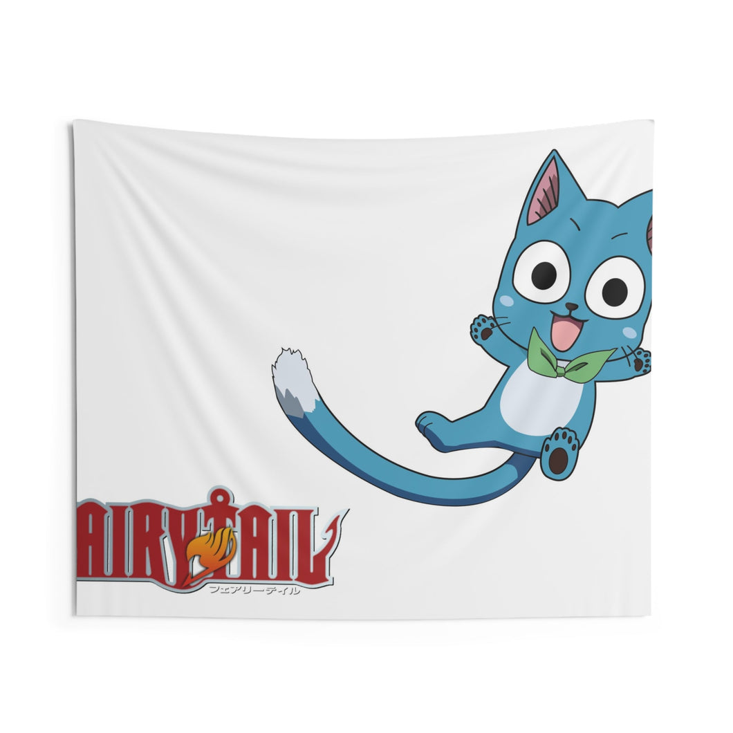 Fairy Tail Happy Indoor Wall Tapestry