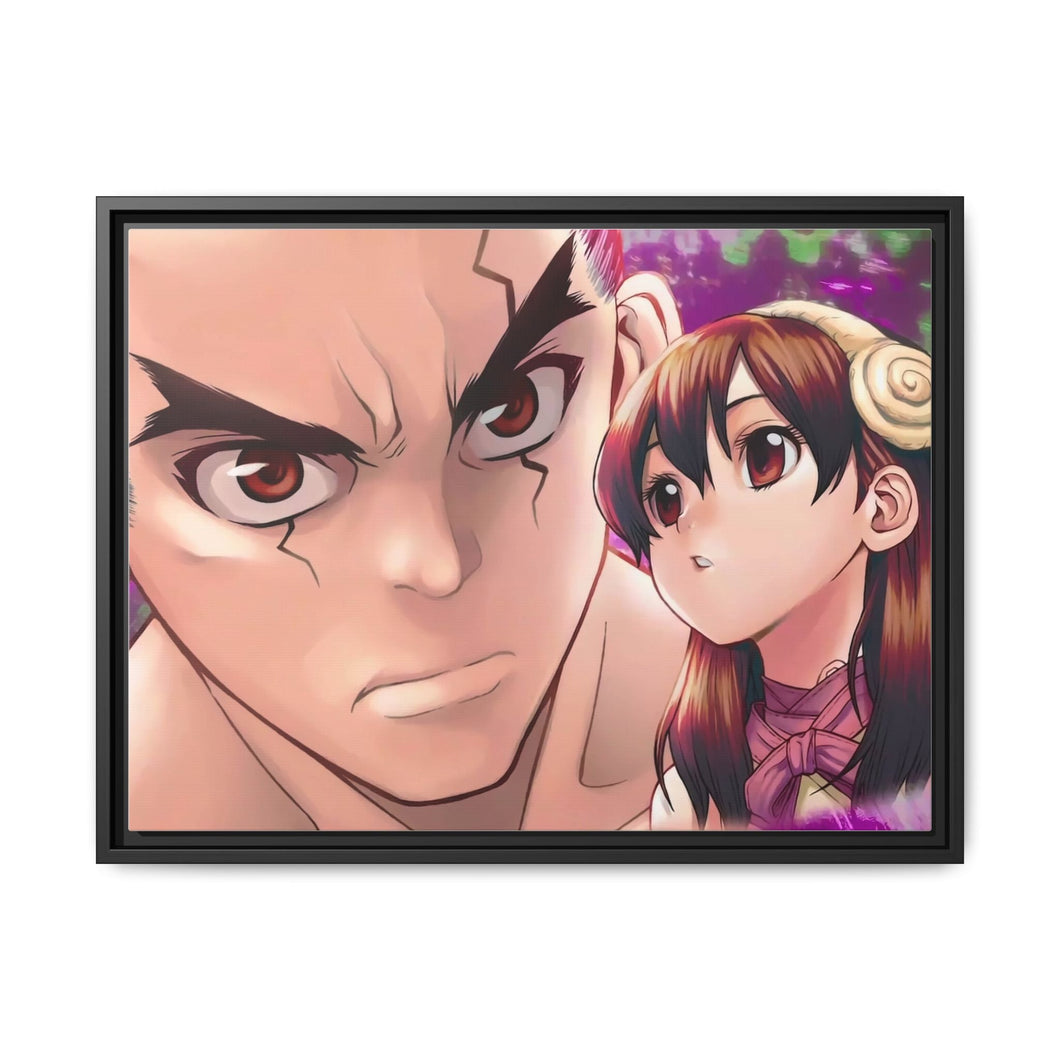 Anime Dr. Stone Canvas Framed Art Print