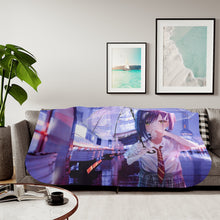 Load image into Gallery viewer, Ichigo Rain Sherpa Blanket
