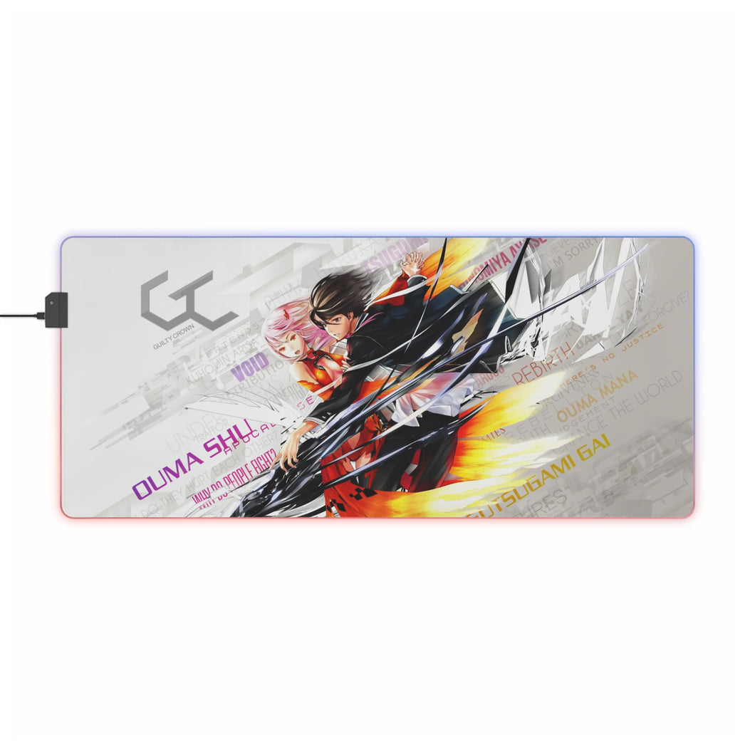 Guilty Crown Inori Yuzuriha RGB LED Mouse Pad (Desk Mat)