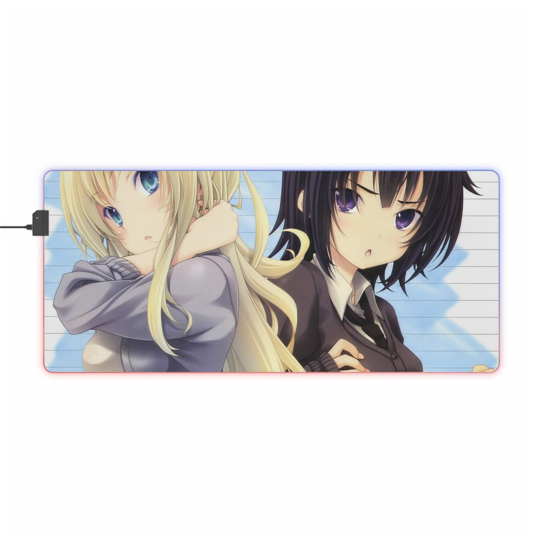 Boku Wa Tomodachi Ga Sukunai RGB LED Mouse Pad (Desk Mat)