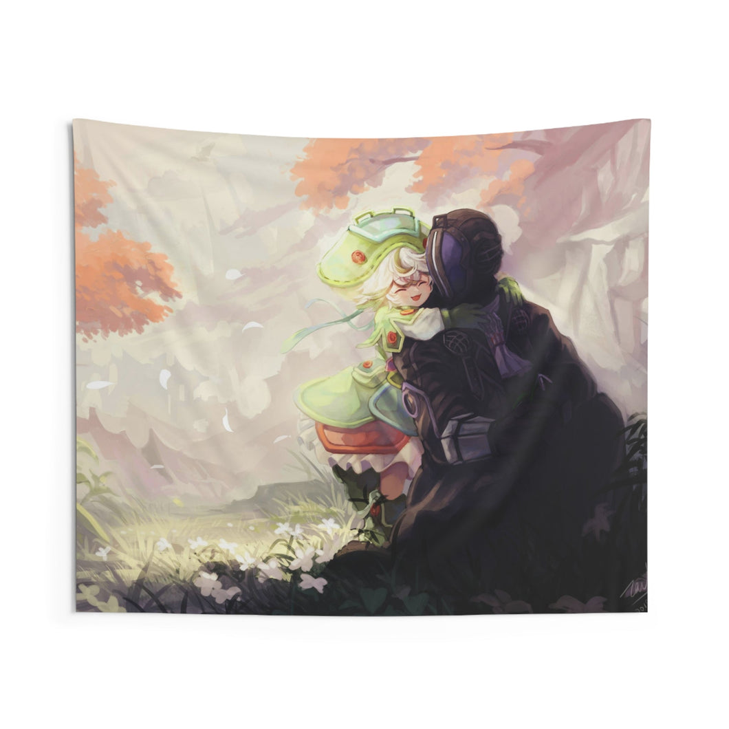 Dawn & Flowers Indoor Wall Tapestry