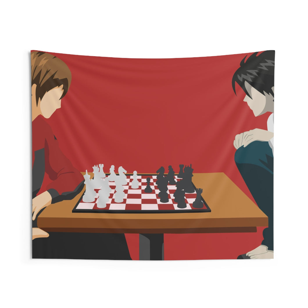 Light vs L Chess Indoor Wall Tapestry
