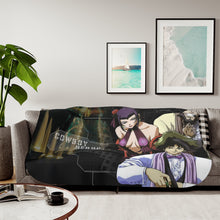 Load image into Gallery viewer, Anime Cowboy Bebopr Sherpa Blanket
