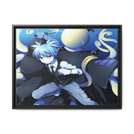 Nagisa Shiota and Koro-sensei Canvas Framed Art Print