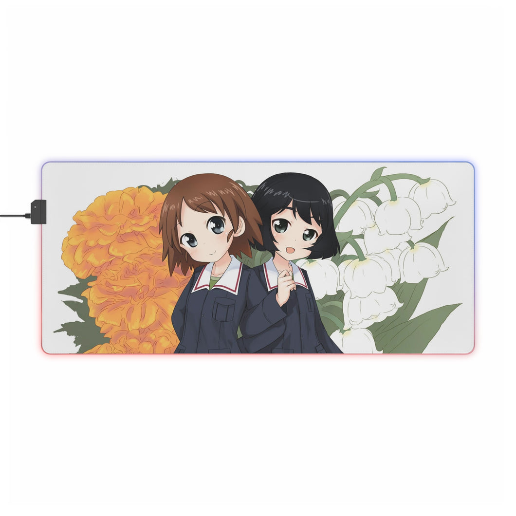 Girls und Panzer RGB LED Mouse Pad (Desk Mat)