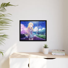 Load image into Gallery viewer, Kaori Miyazono Canvas Framed Art Print
