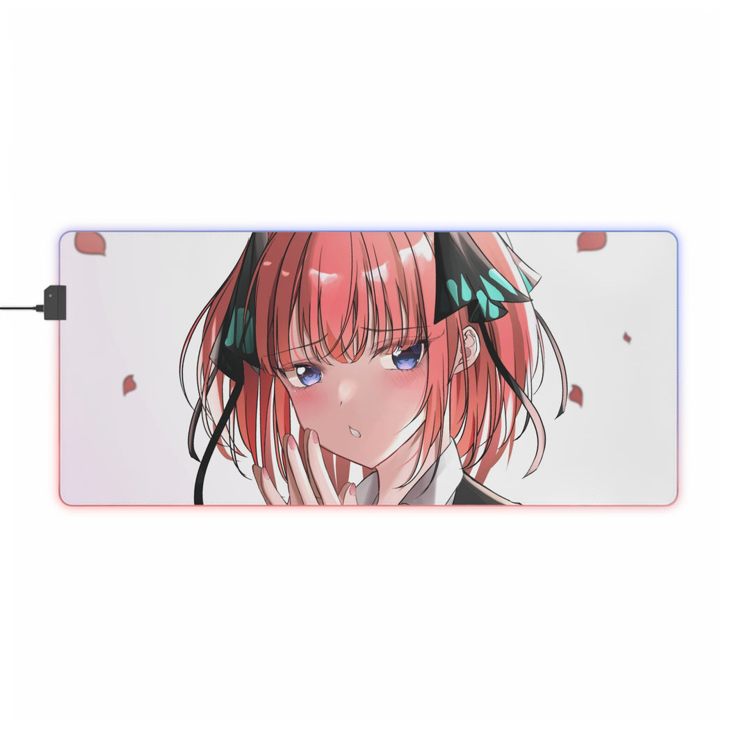 The Quintessential Quintuplets Nino Nakano RGB LED Mouse Pad (Desk Mat)