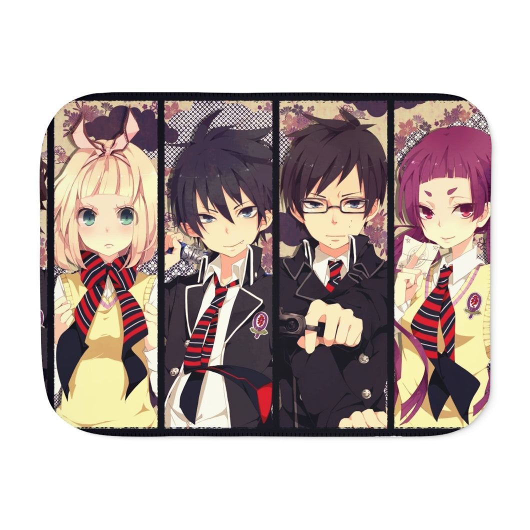 Ao No Exorcist Sherpa Blanket