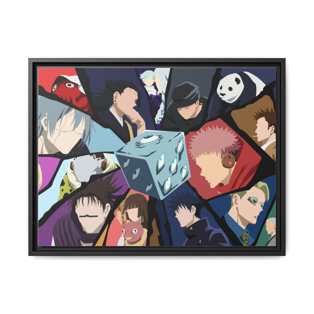 Jujutsu Kaisen Season 2: Shibuya Incident Arc Canvas Framed Art Print