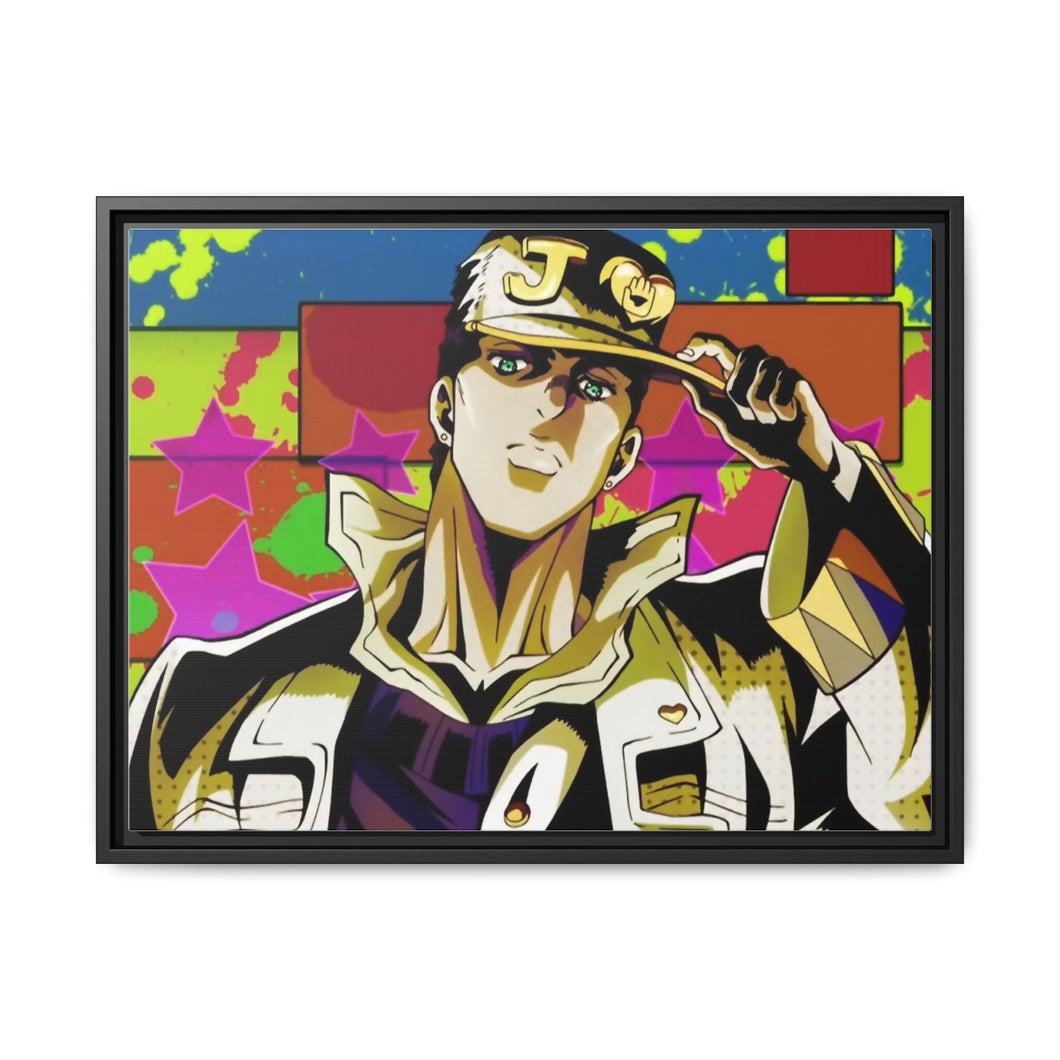 JoJo's Bizarre Adventure: Diamond is Unbreakable - Jotaro Kujo Canvas Framed Art Print