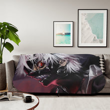 Load image into Gallery viewer, Anime Tokyo Ghoul Sherpa Blanket
