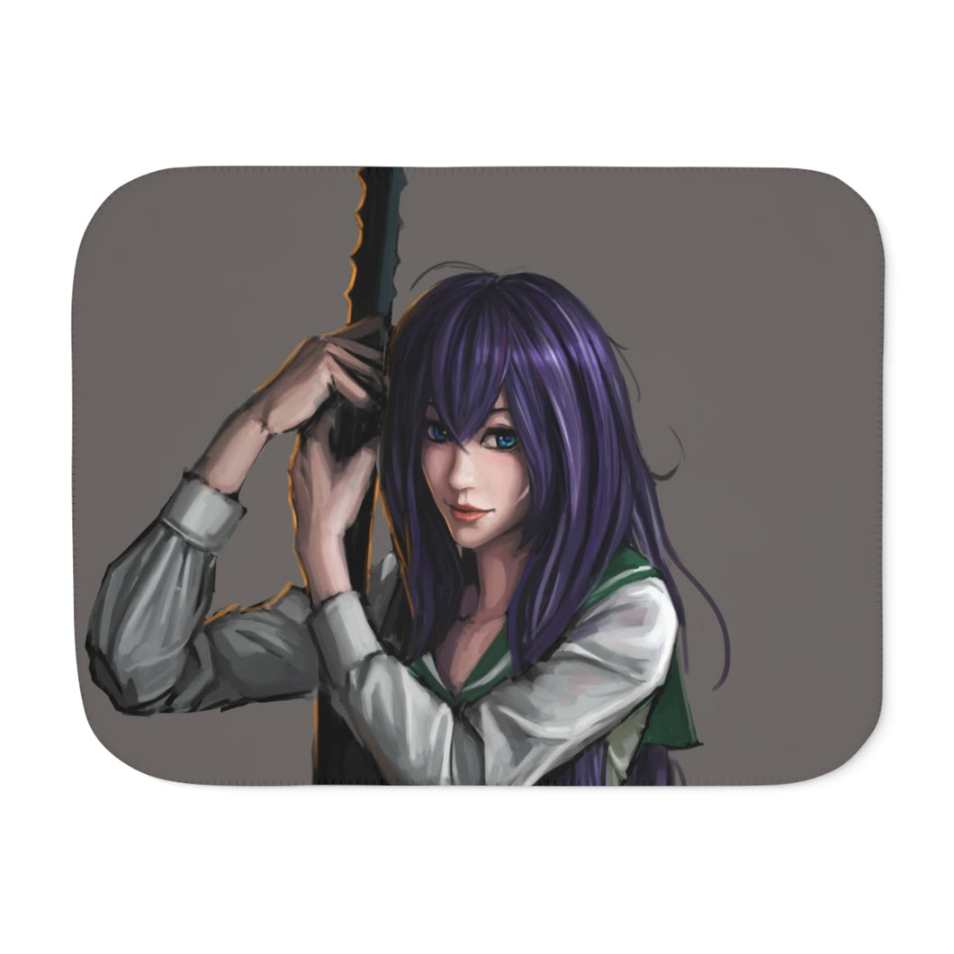 Highschool Of The Dead Sherpa Blanket