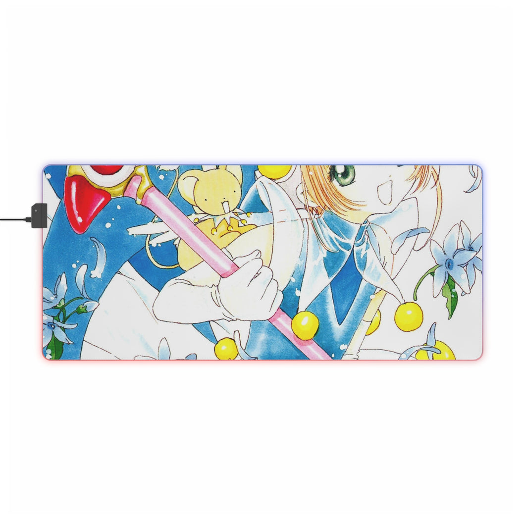 Cardcaptor Sakura Sakura Kinomoto, Keroberos RGB LED Mouse Pad (Desk Mat)