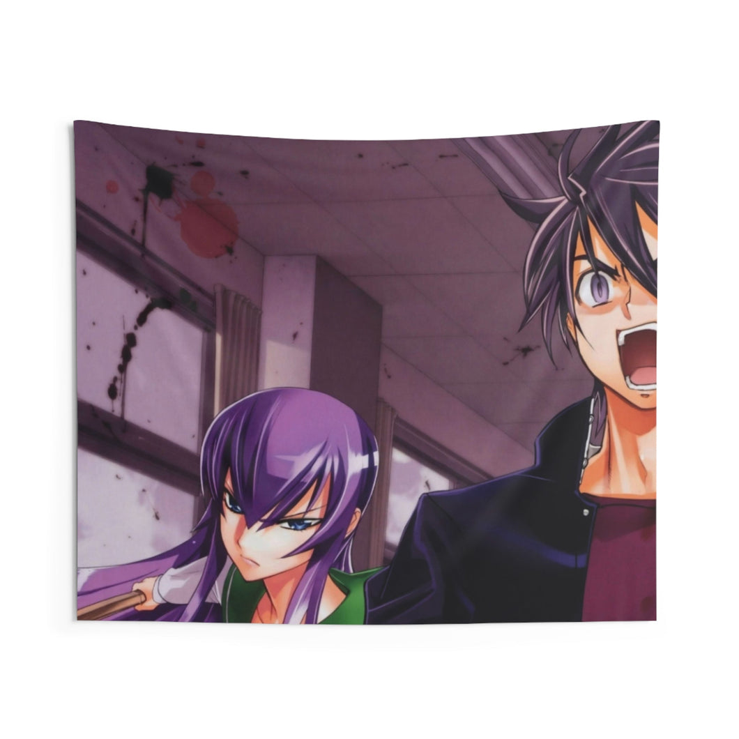 Highschool Of The Dead Indoor Wall Tapestry